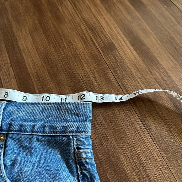 Levi's x Pokemon Misty's High Waisted Denim Shorts rare limited edition Size 24 - Picture 9 of 10